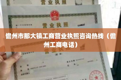 儋州市那大镇工商营业执照咨询热线（儋州工商电话）