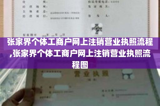 张家界个体工商户网上注销营业执照流程,张家界个体工商户网上注销营业执照流程图