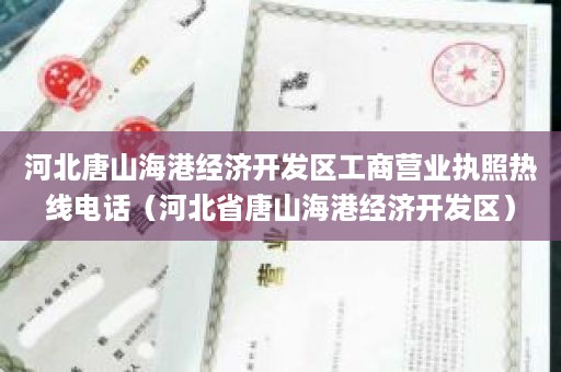 河北唐山海港经济开发区工商营业执照热线电话（河北省唐山海港经济开发区）