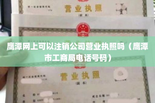 鹰潭网上可以注销公司营业执照吗（鹰潭市工商局电话号码）