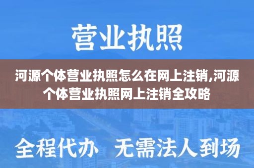 河源个体营业执照怎么在网上注销,河源个体营业执照网上注销全攻略