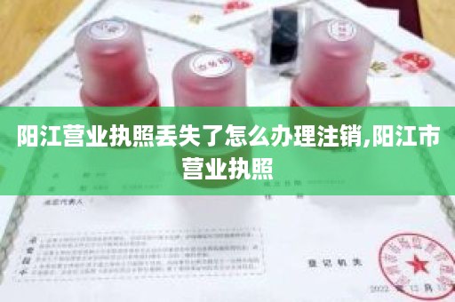 阳江营业执照丢失了怎么办理注销,阳江市营业执照