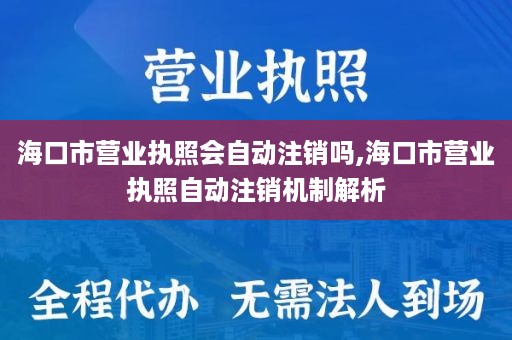 海口市营业执照会自动注销吗,海口市营业执照自动注销机制解析