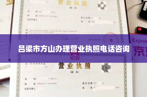 吕梁市方山办理营业执照电话咨询