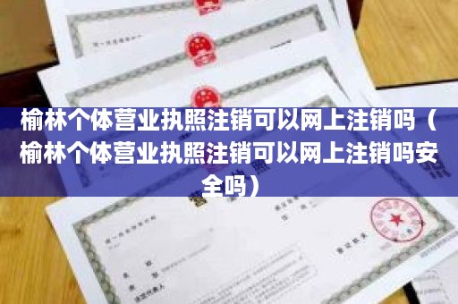 榆林个体营业执照注销可以网上注销吗（榆林个体营业执照注销可以网上注销吗安全吗）