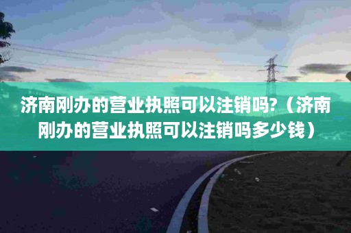 济南刚办的营业执照可以注销吗?（济南刚办的营业执照可以注销吗多少钱）