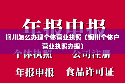 铜川怎么办理个体营业执照（铜川个体户营业执照办理）