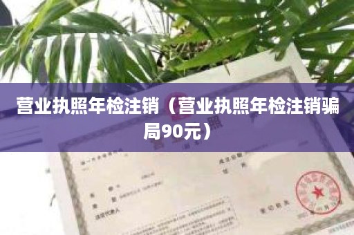 营业执照年检注销（营业执照年检注销骗局90元）