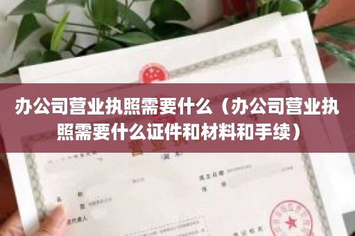 办公司营业执照需要什么（办公司营业执照需要什么证件和材料和手续）