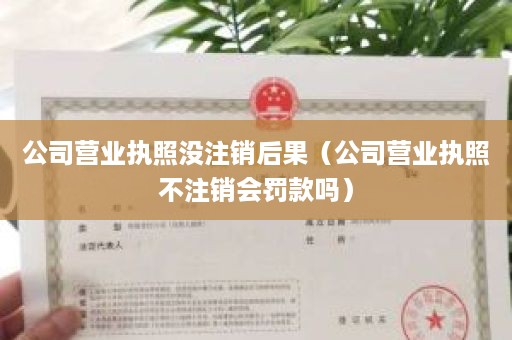 公司营业执照没注销后果（公司营业执照不注销会罚款吗）