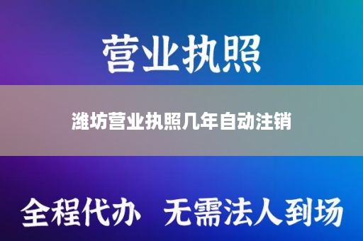 潍坊营业执照几年自动注销