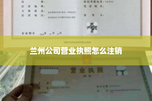 兰州公司营业执照怎么注销