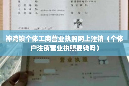 神湾镇个体工商营业执照网上注销（个体户注销营业执照要钱吗）