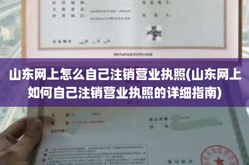 山东网上怎么自己注销营业执照(山东网上如何自己注销营业执照的详细指南)