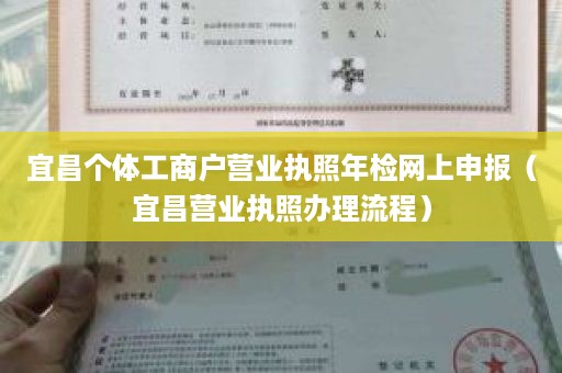 宜昌个体工商户营业执照年检网上申报（宜昌营业执照办理流程）