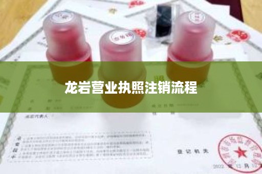 龙岩营业执照注销流程