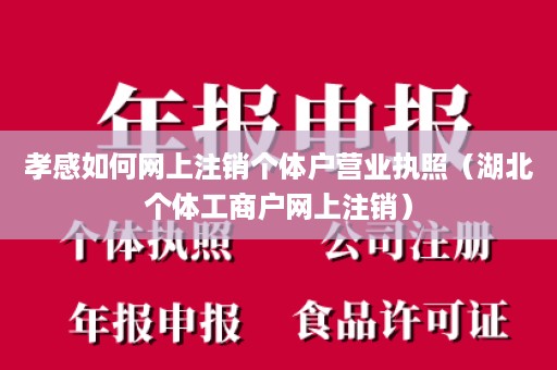 孝感如何网上注销个体户营业执照（湖北个体工商户网上注销）