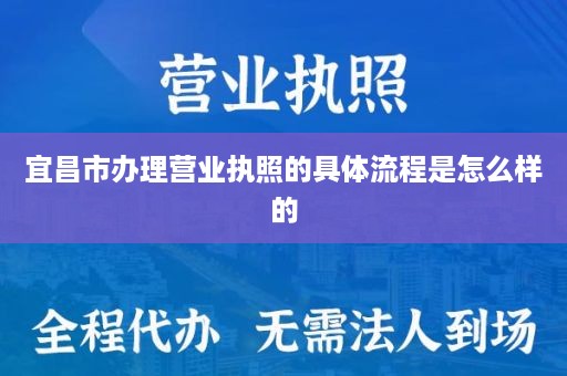 宜昌市办理营业执照的具体流程是怎么样的