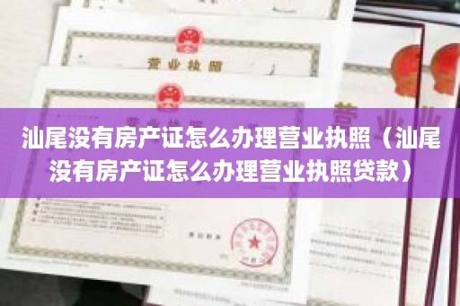 汕尾没有房产证怎么办理营业执照（汕尾没有房产证怎么办理营业执照贷款）