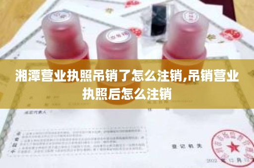 湘潭营业执照吊销了怎么注销,吊销营业执照后怎么注销