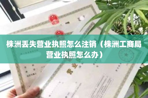 株洲丢失营业执照怎么注销（株洲工商局营业执照怎么办）