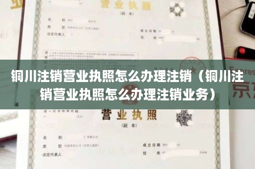 铜川注销营业执照怎么办理注销（铜川注销营业执照怎么办理注销业务）