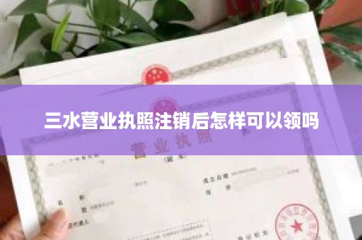 三水营业执照注销后怎样可以领吗