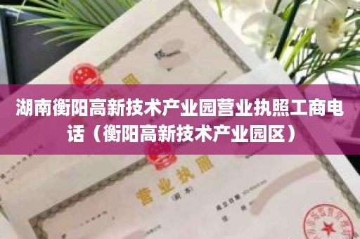 湖南衡阳高新技术产业园营业执照工商电话（衡阳高新技术产业园区）