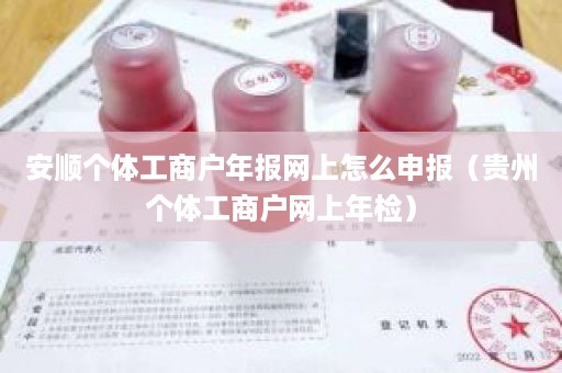 安顺个体工商户年报网上怎么申报（贵州个体工商户网上年检）