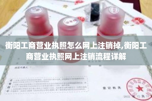 衡阳工商营业执照怎么网上注销掉,衡阳工商营业执照网上注销流程详解