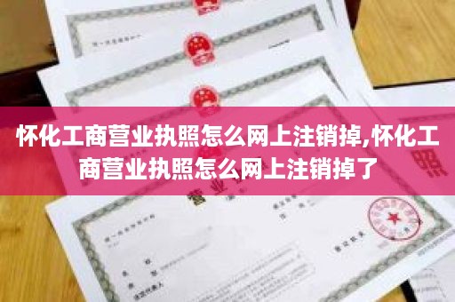 怀化工商营业执照怎么网上注销掉,怀化工商营业执照怎么网上注销掉了