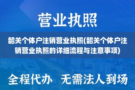 韶关个体户注销营业执照(韶关个体户注销营业执照的详细流程与注意事项)