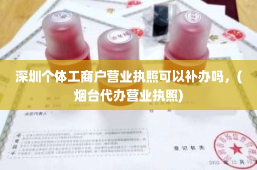 深圳个体工商户营业执照可以补办吗，(烟台代办营业执照)