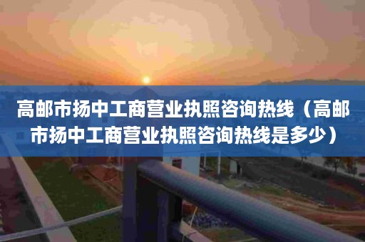 高邮市扬中工商营业执照咨询热线（高邮市扬中工商营业执照咨询热线是多少）