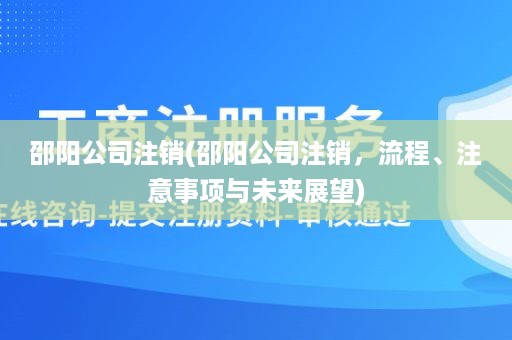 邵阳公司注销(邵阳公司注销，流程、注意事项与未来展望)