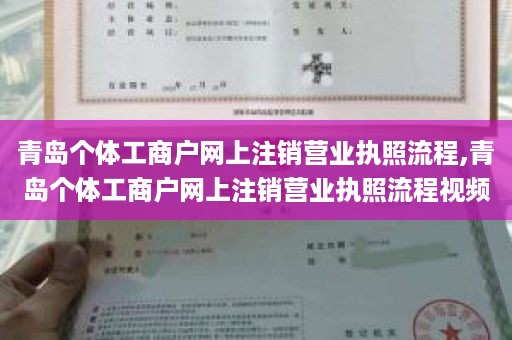 青岛个体工商户网上注销营业执照流程,青岛个体工商户网上注销营业执照流程视频