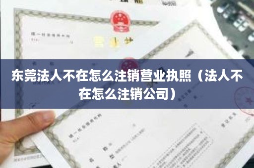 东莞法人不在怎么注销营业执照（法人不在怎么注销公司）