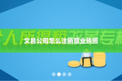 文昌公司怎么注销营业执照