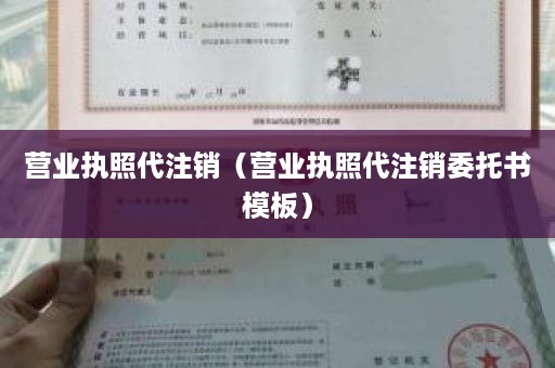 营业执照代注销（营业执照代注销委托书模板）