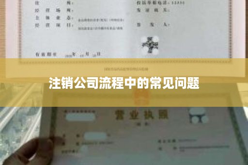 注销公司流程中的常见问题