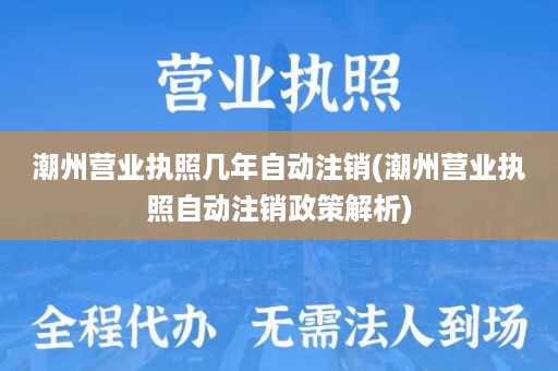 潮州营业执照几年自动注销(潮州营业执照自动注销政策解析)