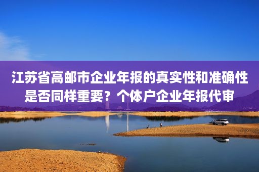 江苏省高邮市企业年报的真实性和准确性是否同样重要？个体户企业年报代审