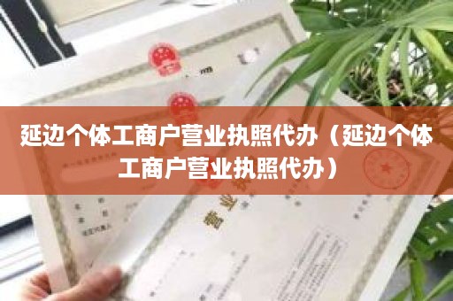 延边个体工商户营业执照代办（延边个体工商户营业执照代办）