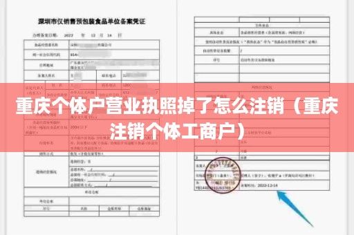 重庆个体户营业执照掉了怎么注销（重庆注销个体工商户）