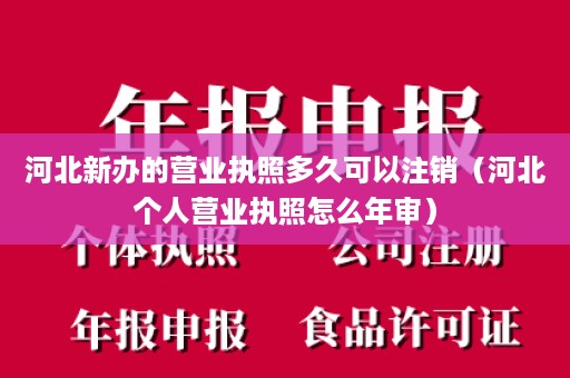 河北新办的营业执照多久可以注销（河北个人营业执照怎么年审）