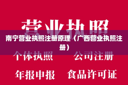 南宁营业执照注册原理（广西营业执照注册）