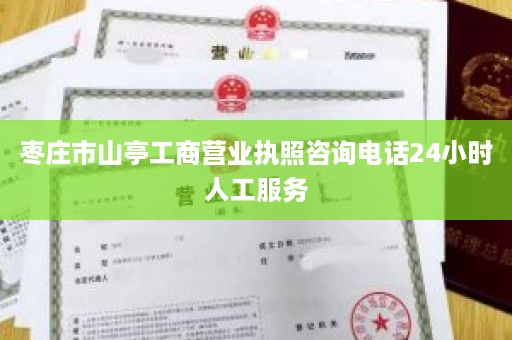 枣庄市山亭工商营业执照咨询电话24小时人工服务