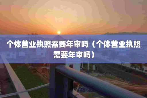 个体营业执照需要年审吗（个体营业执照需要年审吗）