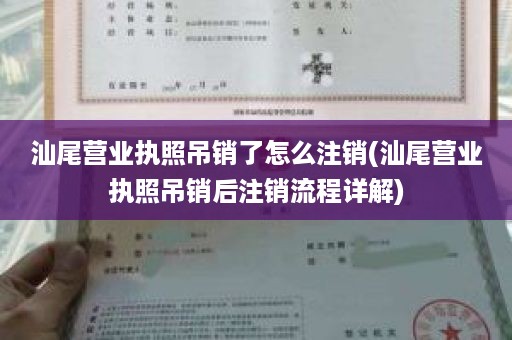 汕尾营业执照吊销了怎么注销(汕尾营业执照吊销后注销流程详解)