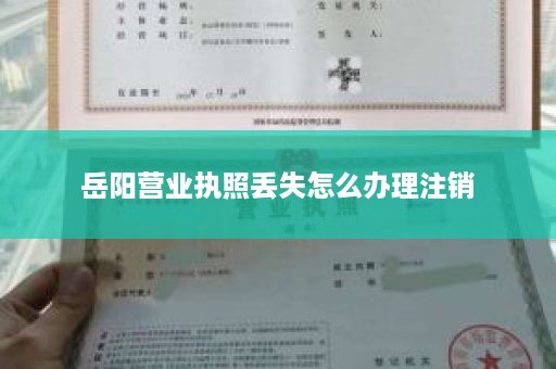 岳阳营业执照丢失怎么办理注销